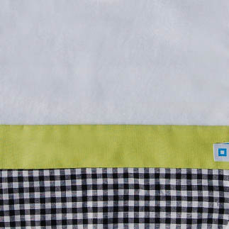 trappelzak 80 (zwart+lime)