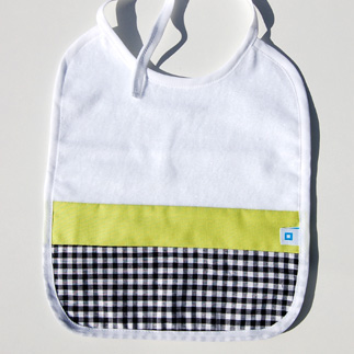 slabbetje (zwart+lime)