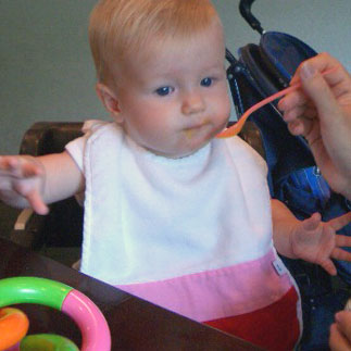 slabbertje (rood+roze)