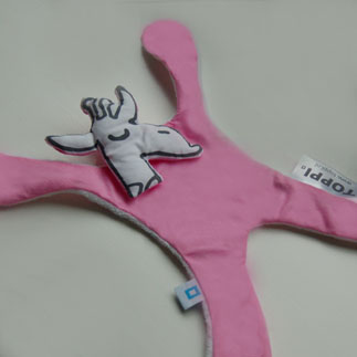 knuffeltje giraf (roze)
