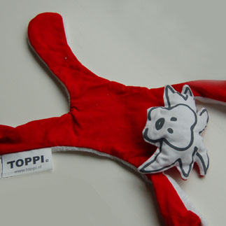 knuffeltje leeuw (rood)