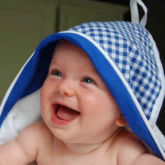 badcape (blauw)
