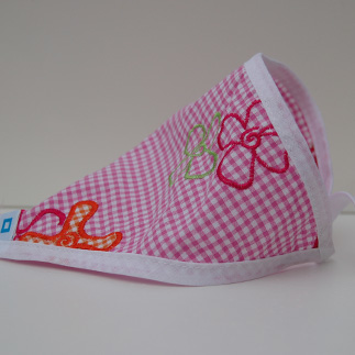 BLOEM bandana triangle (roze)