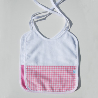 slabbertje check (roze)