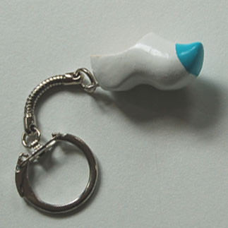 sleutelhanger (turkoois)